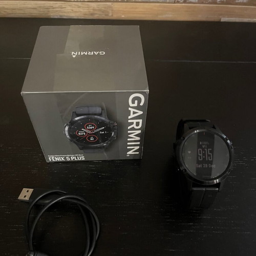 Garmin Fenix 5 Plus smartwatch like new with GPS and music
