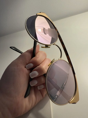 Diesel sunglasses used, orange and gold