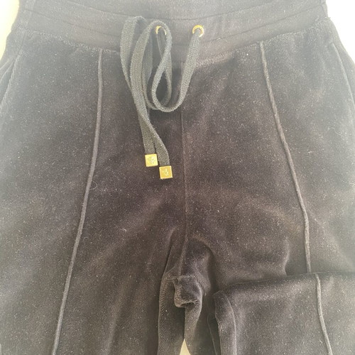 Sugarfree velour pants black XS like new