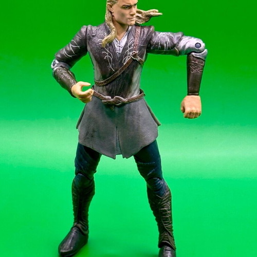 Legolas action figure from The Lord of the Rings used, missing weapons