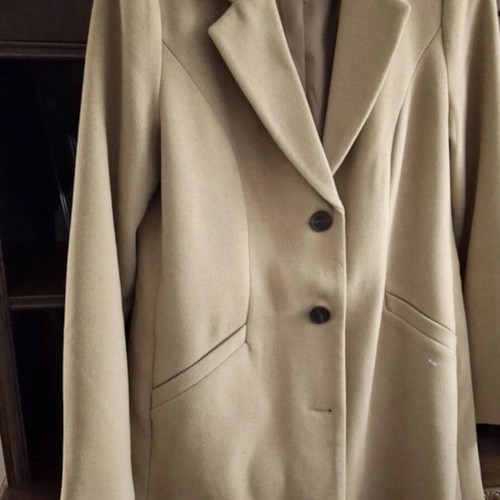Vero Moda beige coat like new, knee-length size M