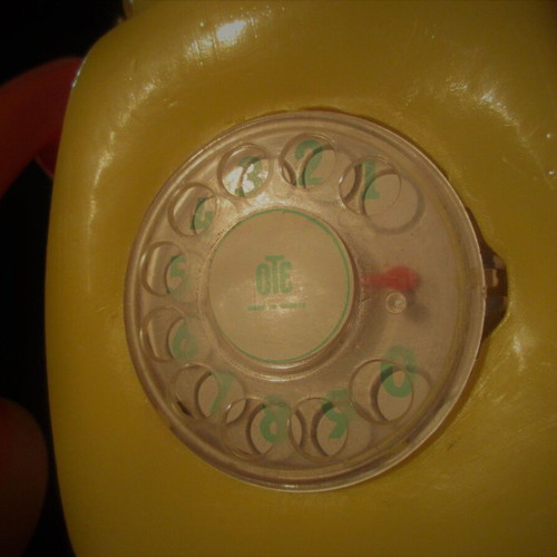 Greek Plastic Toy Telephone OTE 70s like new