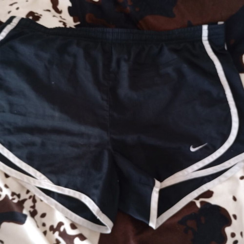 Nike Tempo Running shorts, vintage women's size S, black and white