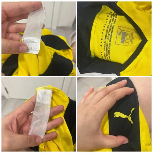 Borussia Dortmund 2015/2016 Home Football Shirt Puma used, size Small