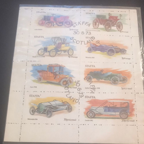 Scotland Car Stamps Series 1973