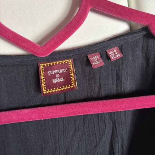 Superdry navy playsuit size UK8 like new with shorts underneath