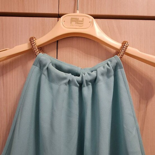 Mischalis Atelier one-piece jumpsuit like new, mint with gold belt, XXXL