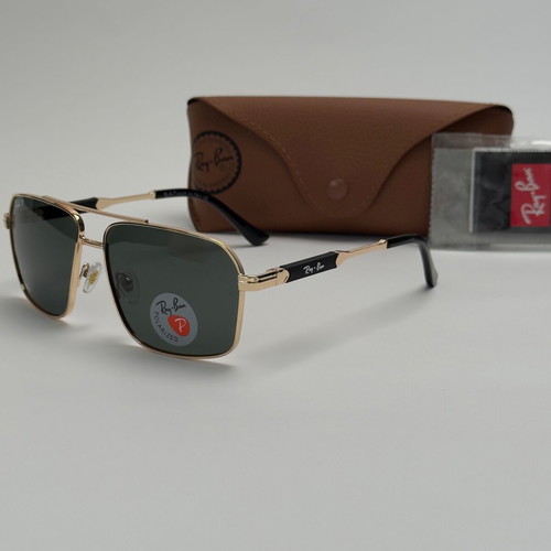 Ray-Ban Navigator sunglasses new, polarized, black and gold