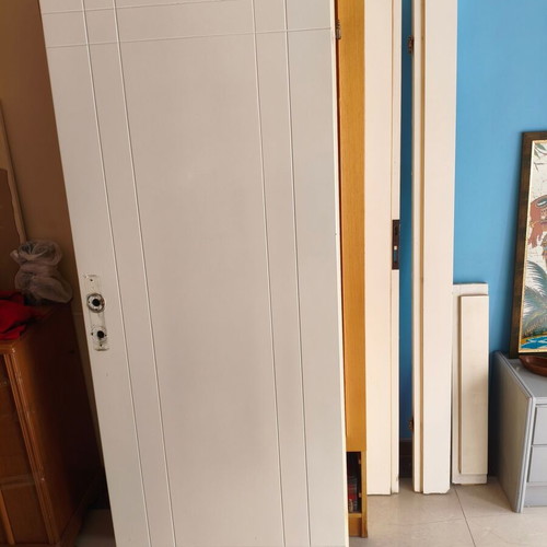 Bathroom interior door 192x80 right used, complete with frame