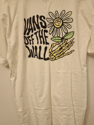 Vans t-shirt like new, size XL, white multicolor