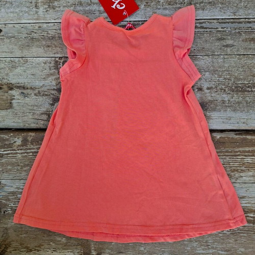 Chief Orange Cotton Dress New for Girl Size 1