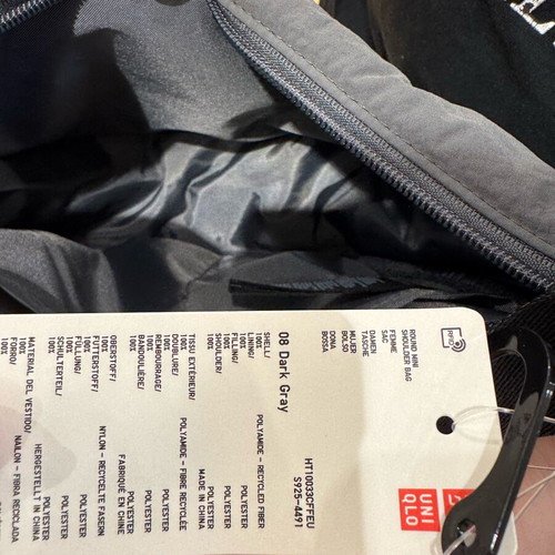 Uniqlo Viral Bag handbag new, black and gray