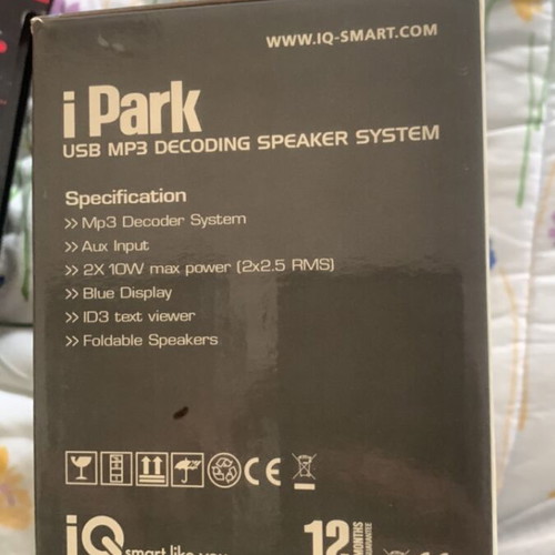 IQ MPD-350 portable speaker system new USB MP3