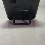 Digital table clock used with temperature display