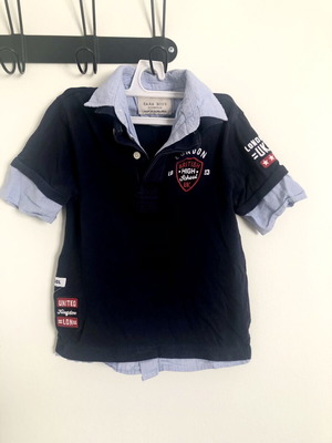 Zara Boys Polo Shirt like new, size 5 / 110 cm, navy
