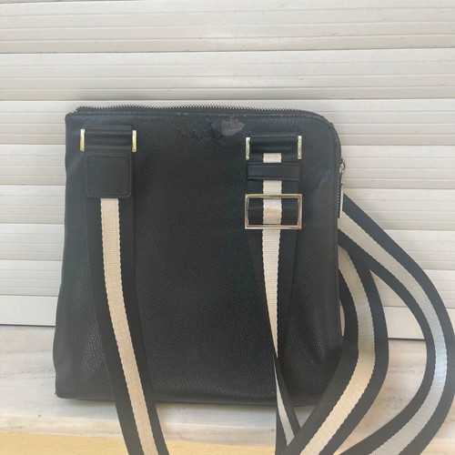 Versace Jeans black crossbody bag, leather, used