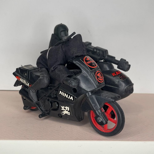 Vintage Ninja Rider Karate Bike figure like new