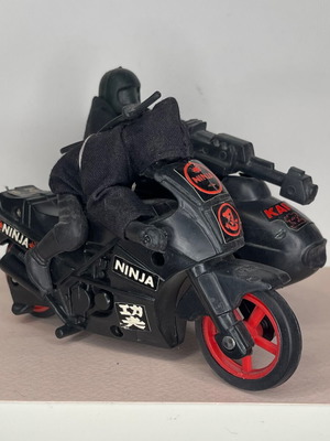 Vintage Ninja Rider Karate Bike figure like new