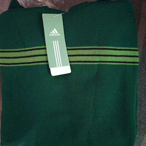 Adidas women's pullover with hood new green size M