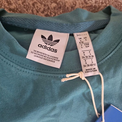 Adidas εφηβικό μπλουζάκι καινούργιο, small, τιρκουάζ