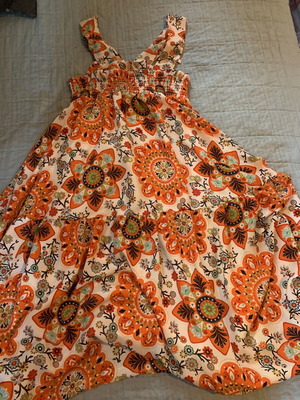 Pepe Jeans midi dress floral oversize size Small new
