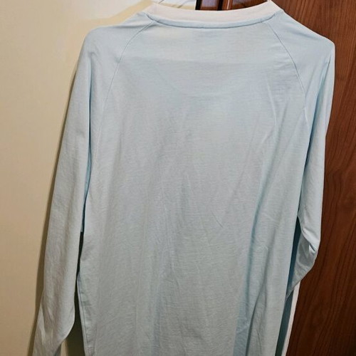 Adidas sports shirt like new, turquoise, size L