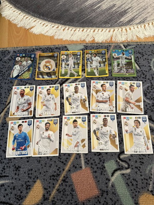 Adrenalyn XL Real Madrid stickers used, set