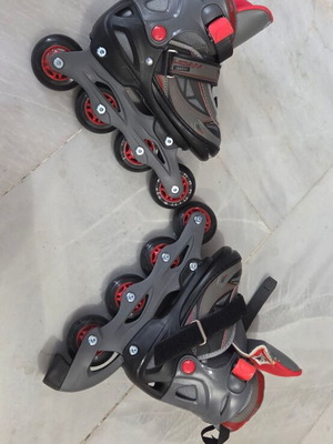 Inline Nijdam skates used, size 30-33