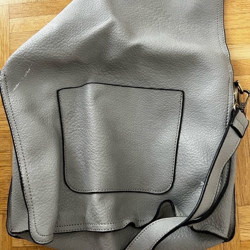 Messenger bag used, grey