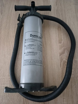 Double action hand pump like new, ideal for camping