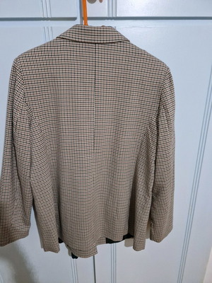 Vero Moda checked jacket new, brown, size L