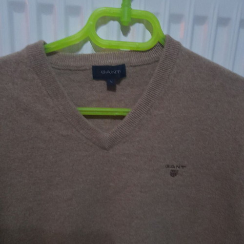 Gant men's wool sweater like new, beige, size L