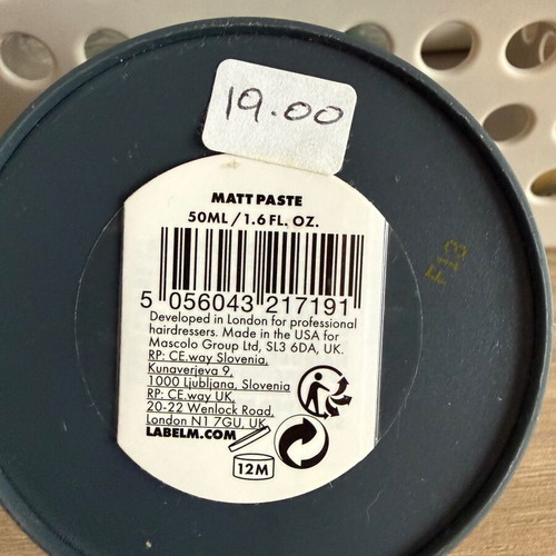 Hair pomade new, unused