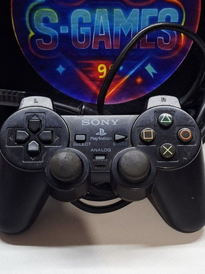 PlayStation 2 Dualshock χειριστήριο μεταχειρισμένο με επισκευασμένο καλώδιο