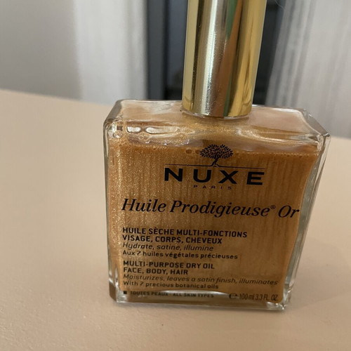 Nuxe multi-purpose face oil with gold, new