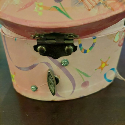Jewelry box with wind-up ballerina used, Swan Lake melody