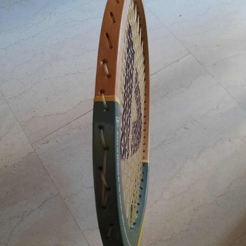 Donnay Court Two classic wooden tennis racket with leather case, like new