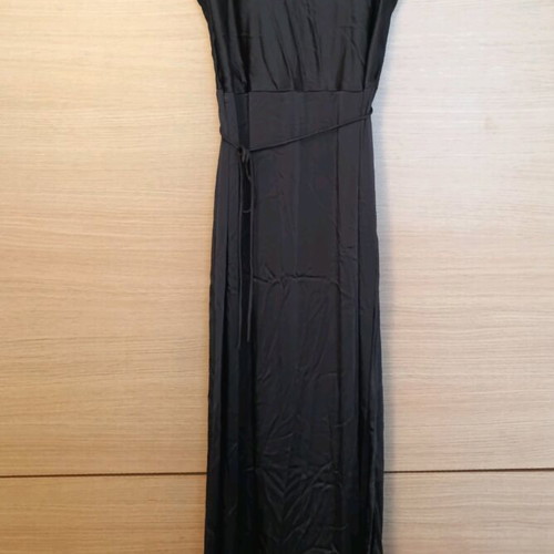 & Other Stories Stockholm Atelier satin maxi dress dark grey like new