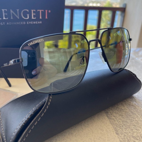 Serengeti Agostino sunglasses new, black and brown