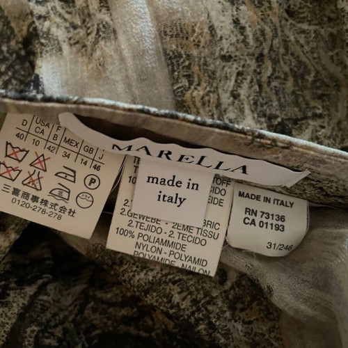 Marella skirt in medium, color olive, gray, white for all seasons