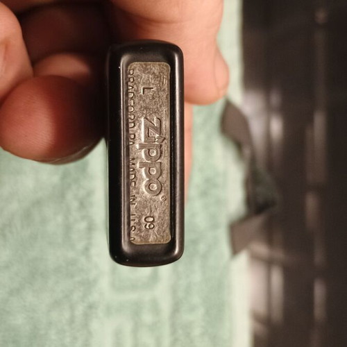Zippo used collectible lighter with Rae design