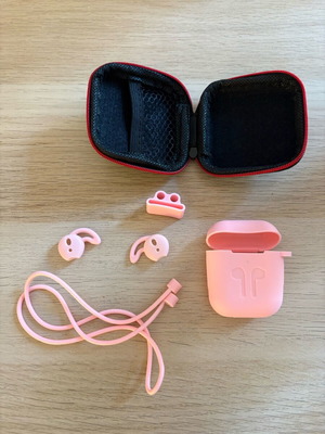 AirPods set new with case, cord and Apple Watch attachment