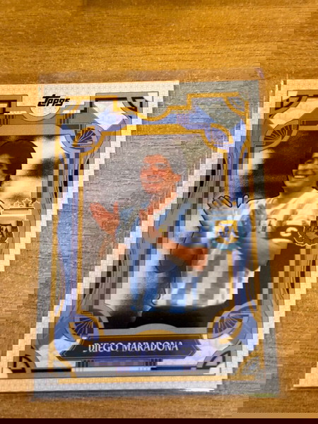 2024-25 Topps Argentina Official Team Set Argentina Tango #35 Diego Maradona
