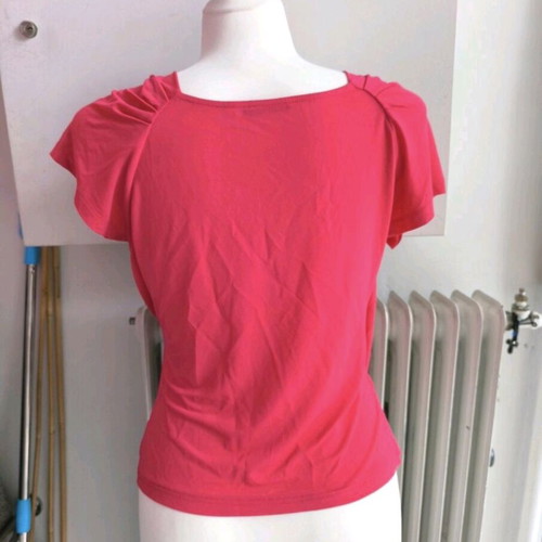 Marella XL wrap coral blouse like new