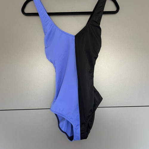 One-piece swimsuit new, purple and black, sizes XS/S