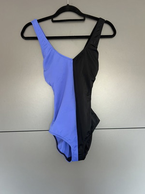 One-piece swimsuit new, purple and black, sizes XS/S