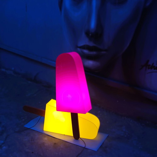 The Popsicle Effect floor lamp new, handcrafted by Pingpong Design