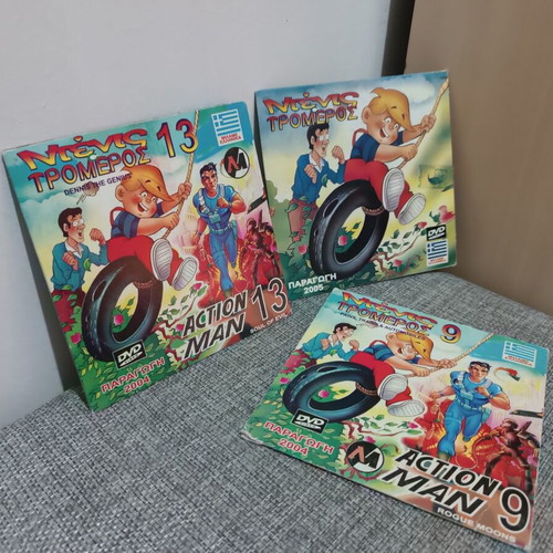 Children's DVDs Dennis the Menace and Action Man dubbed