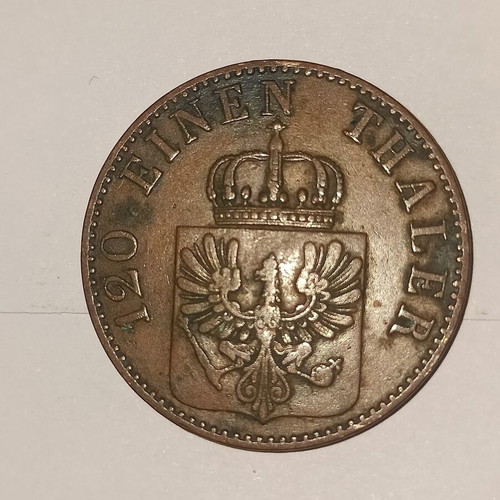 Prussia 3 pfenning 1846 coin like new