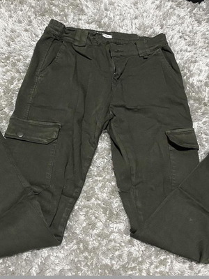 Cargo pants khaki used, size XS-S, with internal holes